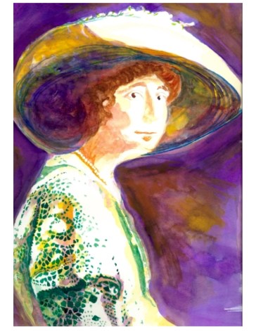 JRPurpleGreenLaceDress