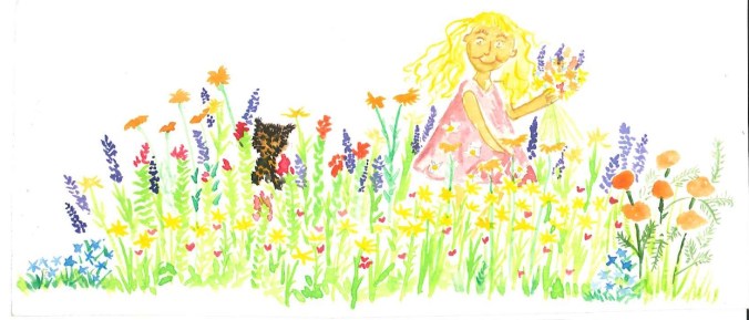 BlondeGirlWithFlowers