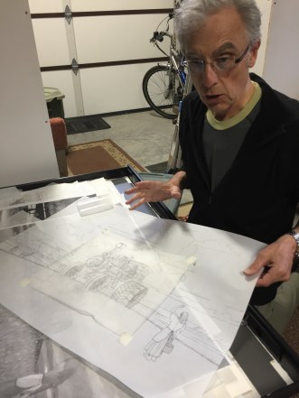 Monte explaining sketching procedures