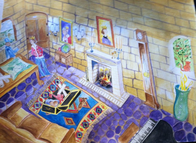 Golden Spinning Wheel War Room